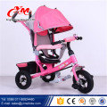 folding EVA wheel baby tricycle stroller 3 in 1/factory wholesale 1 year old trike for babies with roof/tricycle for baby online